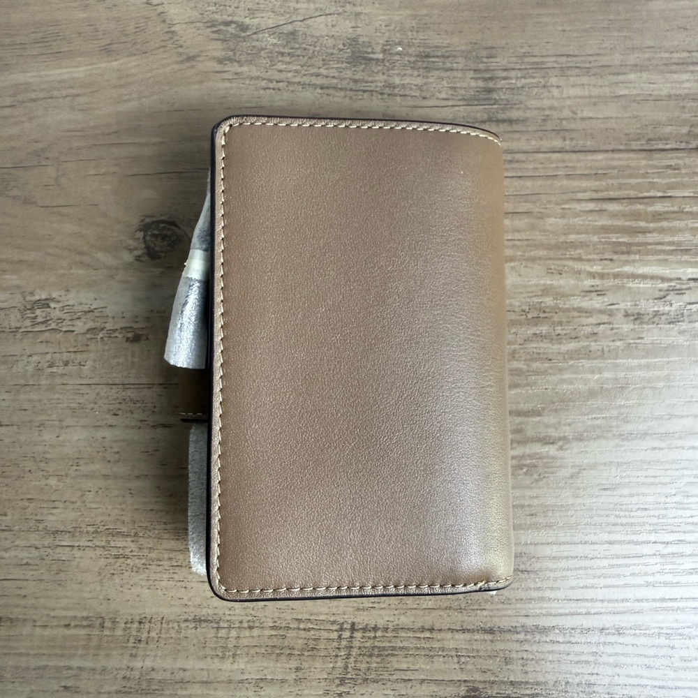 NWT Dark stone Medium Corner Zip Wallet CR791 - Picture 2 of 5